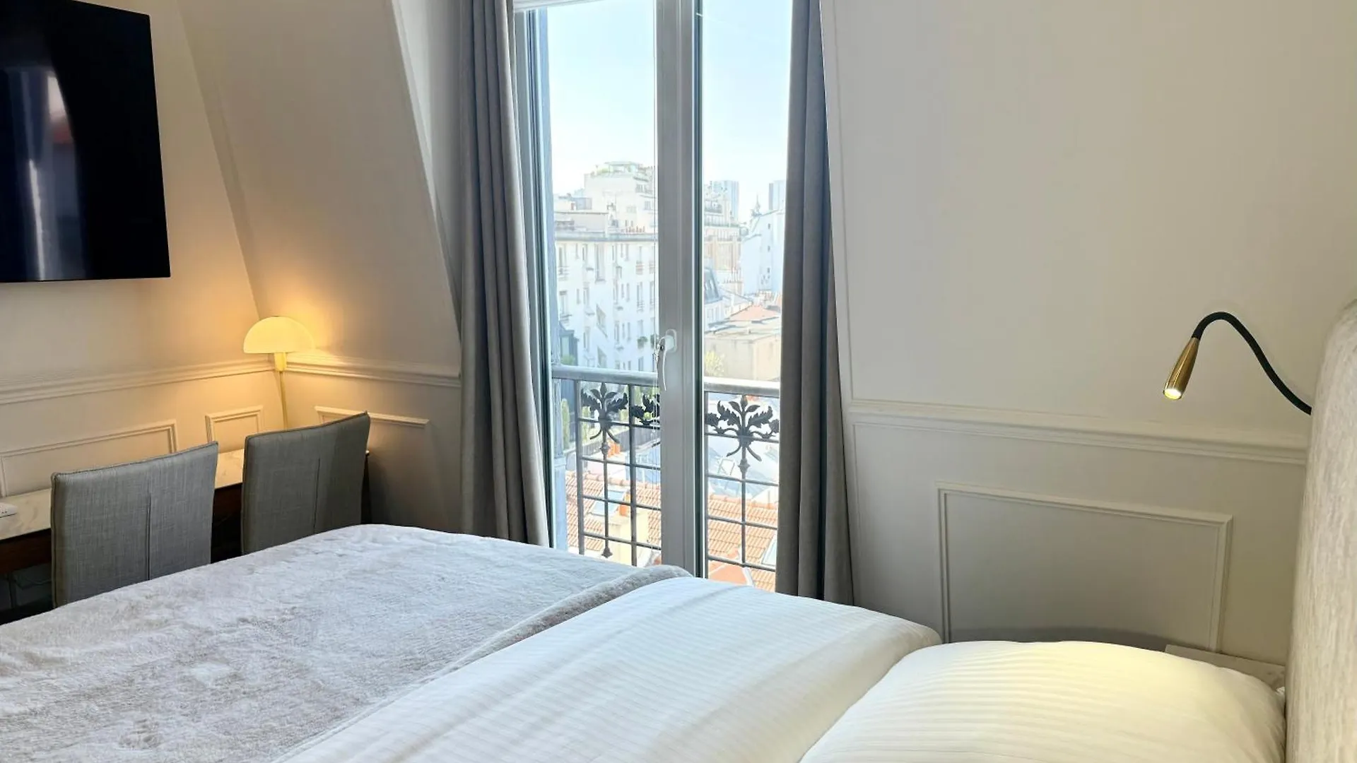 Suite Vue Tour Eiffel Paříž Francie